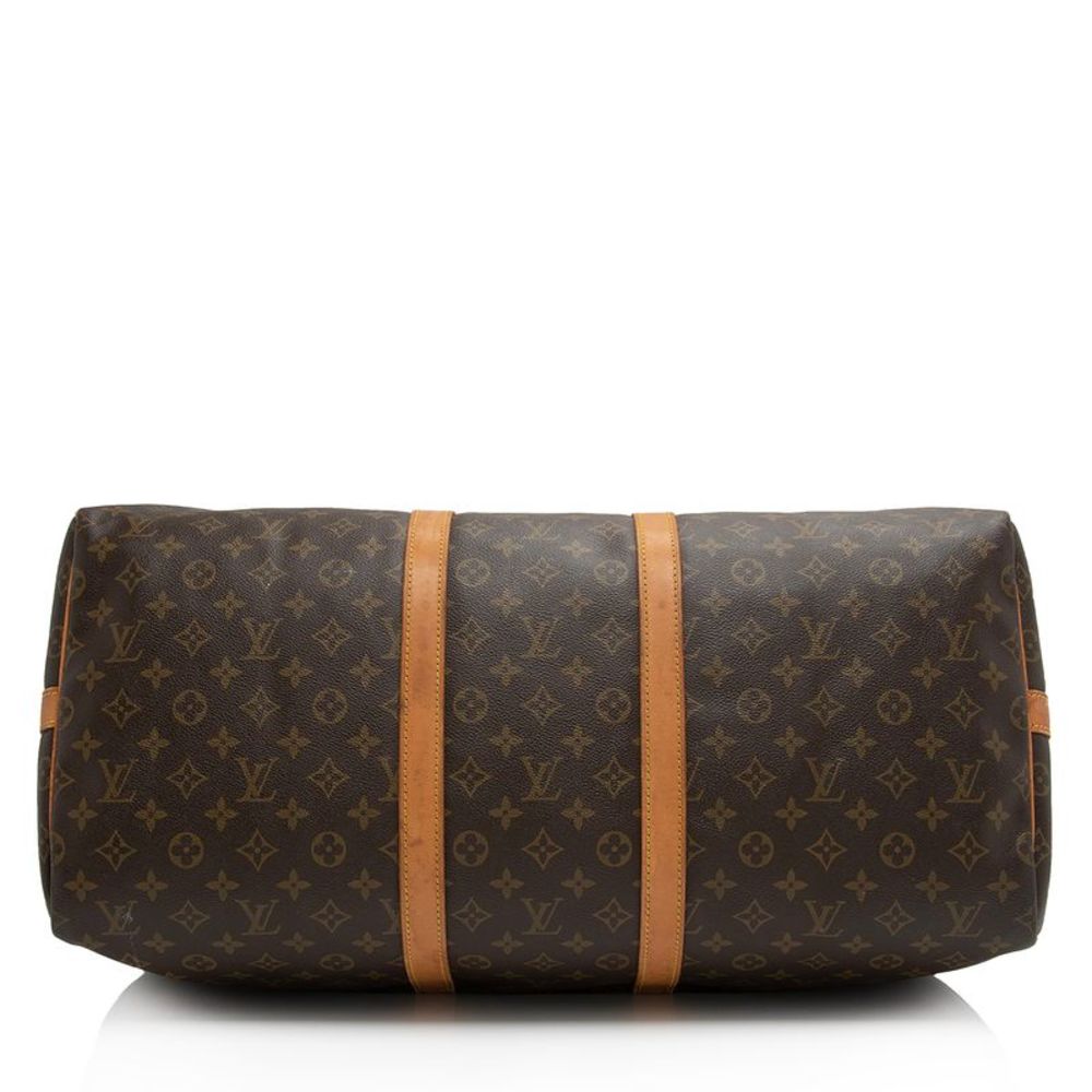 Louis Vuitton Vintage Monogram Canvas Keepall Bandouliere 55 Duffle Bag - Picture 4 of 15